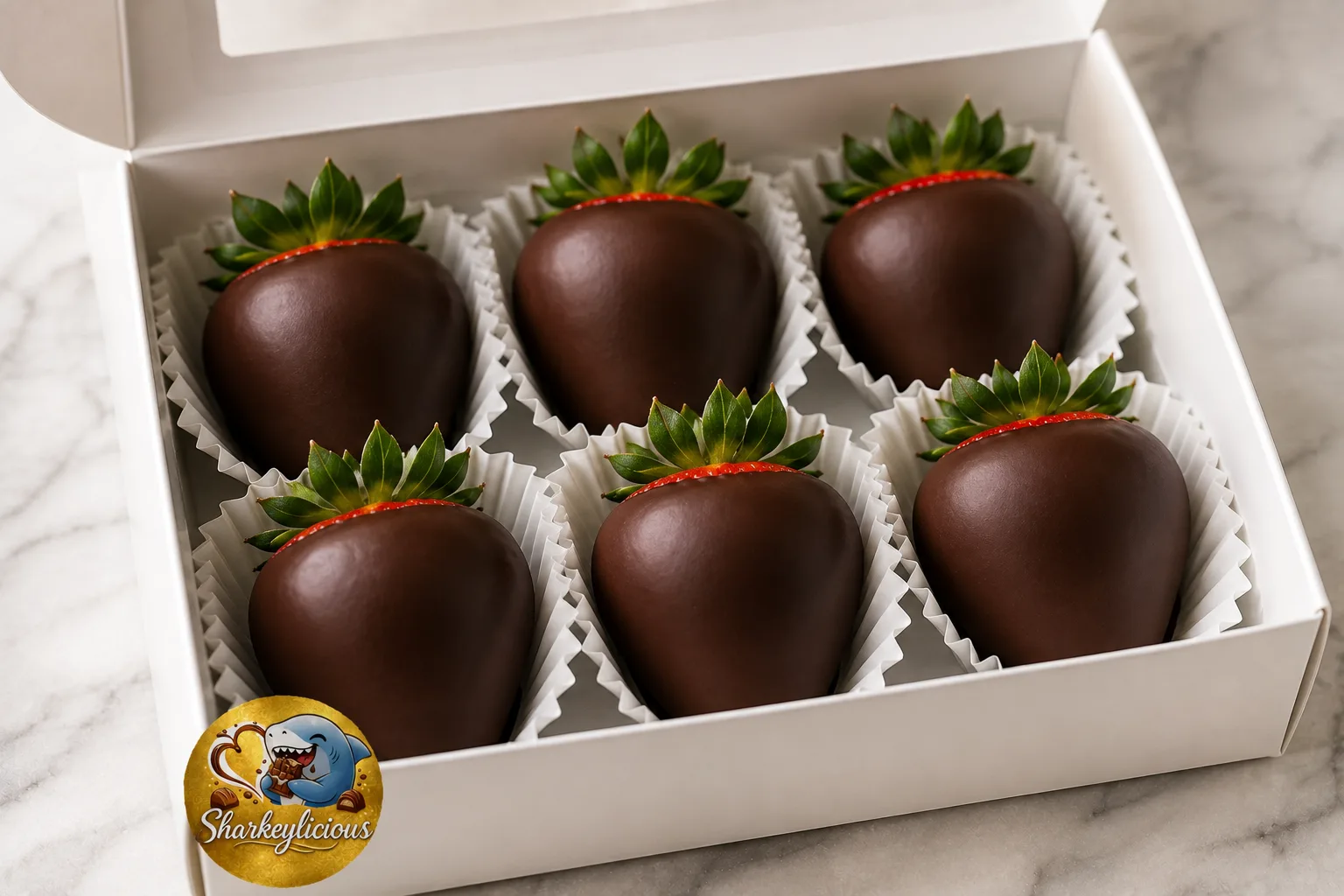 Fresas con Chocolate — Media Docena